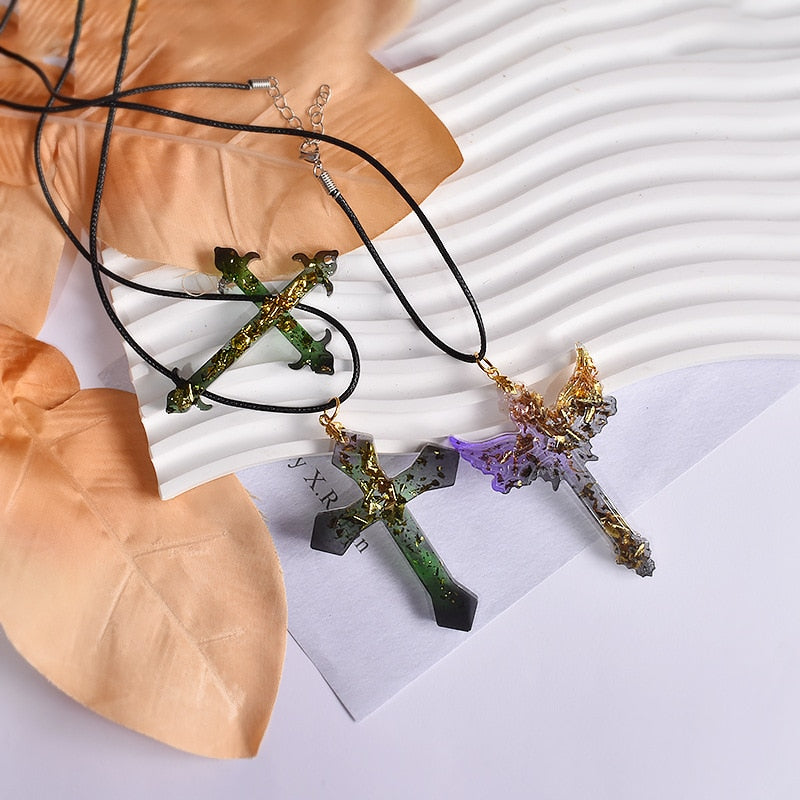 Cross Pendant Variety Mold Silicone Resin Mold
