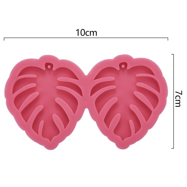 Resin Jewelry Molds Earring Pendant Silicone Molds Tear Drop Hoop Shape Hollow Out Earrings Epoxy Casting Mold For Key Chains