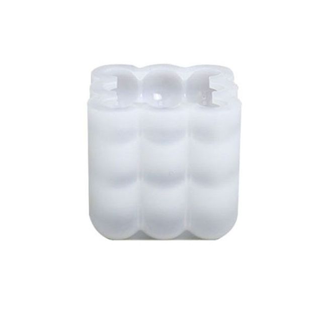 UV Epoxy Resin Aromatherapy Plaster Clay Tools Handmade Candle Mould Cube Soap Molds Silicone Mold 3D Candle Mold
