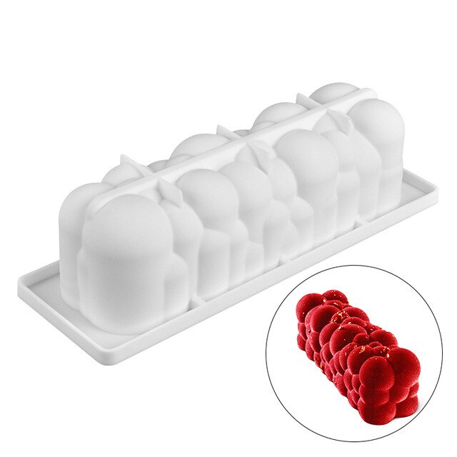 Large 29CM Cloud Candle Silicone Mold Cuboid Bubble Ball Magic Cube Cake Chocolate Silicone Mold Baking Tool Supplies soap mold