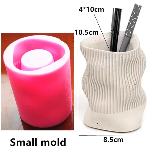 Large candle holder Epoxy resin silicone mold Unique Household Arch Vase Mold For Succulent Flower Silicone Mold Concrete Mould
