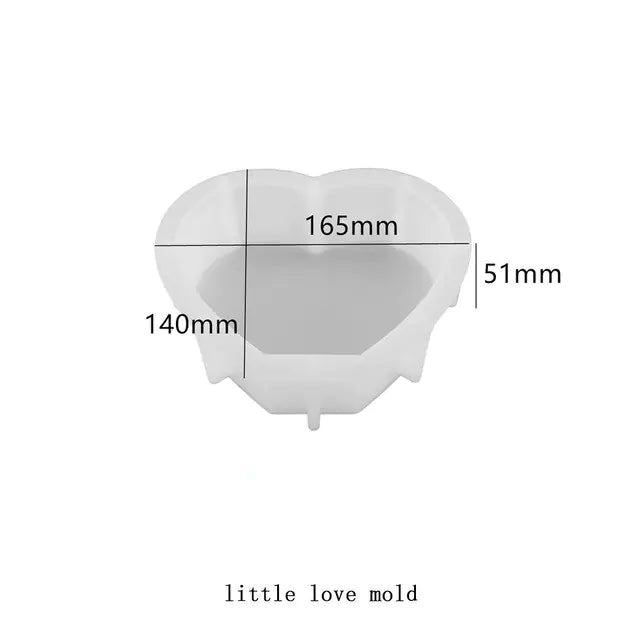 Photo Frame epoxy resin molds Square and Heart Picture Frame Silicon Mold Jewelry Ornaments Mold for Wedding Birthday Gift DIY