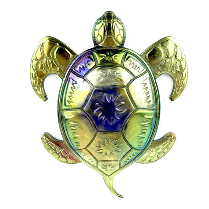 Art Crystal Epoxy Wall Decoration Pendant Casting Mould Hanging Ornament Resin Molds Sea Turtle Silicone Mold