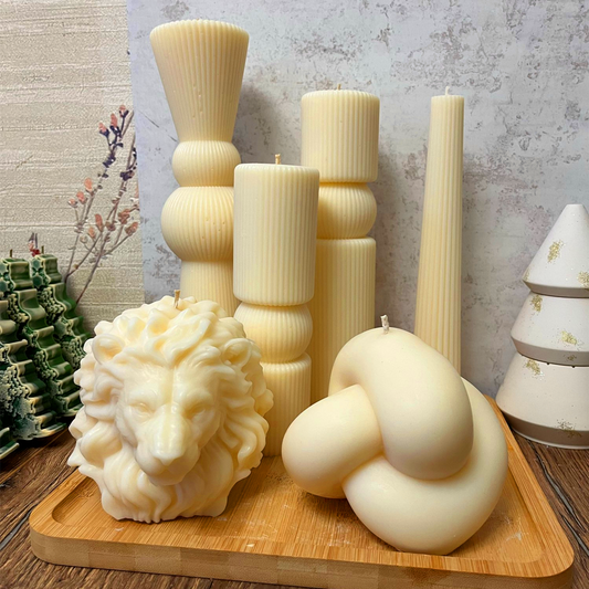 Knot candle silicone mold stripe cylindrical geometry candle silicone mould plastic mould lion soap Acrylic PC mold