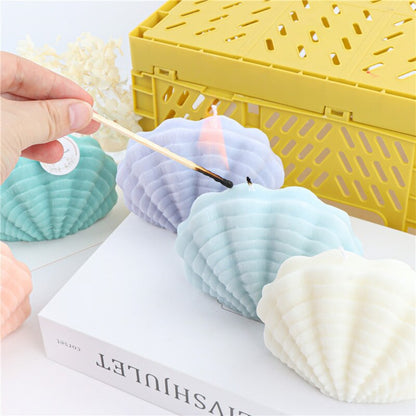 Layered Shells Candle Silicone Mold for Handmade Chocolate Decoration Gypsum Aromatherapy Soap Resin Candle Silicone Mould