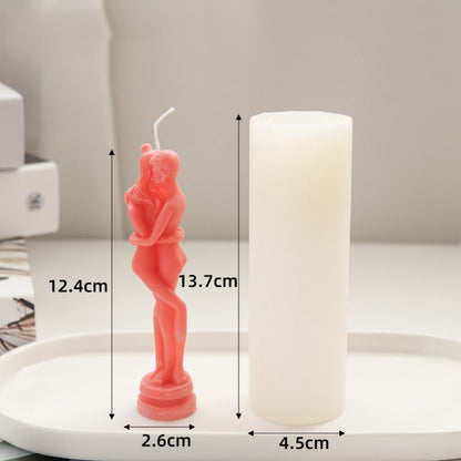 Epoxy Resin Silicone Mould Clay Tools 3D Art Wax Mold Handmade Nine-tailed Fox Candle Mold Four-eared Five-eyed