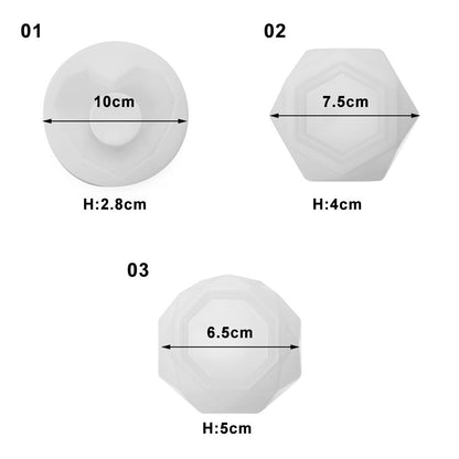 Hexagon Cup Casting Jewelry Making Tool Succulent Flowerpot Epoxy Resin Mold Crystal Resin Tray Mold Silicone Mould