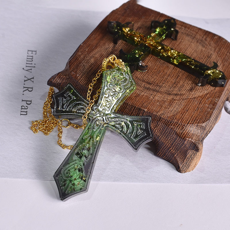 Cross Pendant Variety Mold Silicone Resin Mold