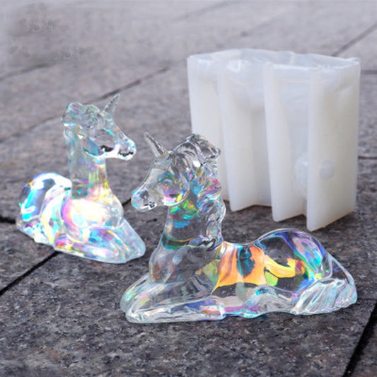 Unicorn Resin Molds Craft Casting Silicone Moulds  For DIY Decoration Jewelry Pendant Epoxy Handicraft Tool