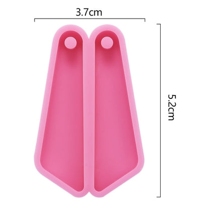 Resin Jewelry Molds Earring Pendant Silicone Molds Tear Drop Hoop Shape Hollow Out Earrings Epoxy Casting Mold For Key Chains