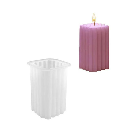 New Design Perfume Soap Transparent DIY Silicone Wax Candle Making Geometric Shape Candle Mould