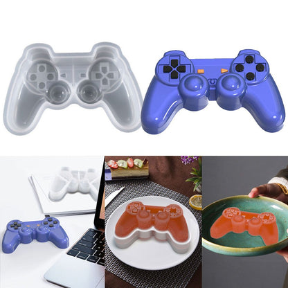 DIY Craft Ice Cube Art Decoration Game Fun Handmade Silicone Mold Game Controller PS4 Controller Cake Mold