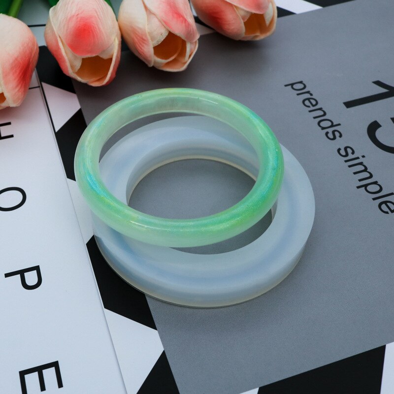 1Set Jewelry Bangle Epoxy Resin Molds Set Silicone Mold UV Casting Tools Clay Resin Jewelry Casting Molds Jewelry Making DIY Set