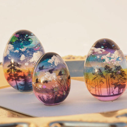 Mini Egg Molds Epoxy Resin Crafts DIY Jewelry Making Cake Decor Home Ornaments Handmade Chocolate Fondant Tools Silicone Mold